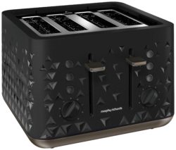 Morphy Richards - Toaster - 248101 Prism 4-Slice - Black.